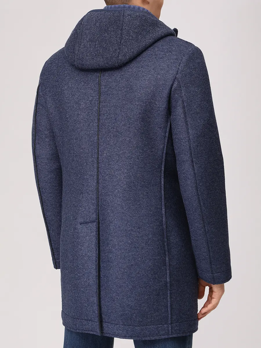 Пальто однотонное