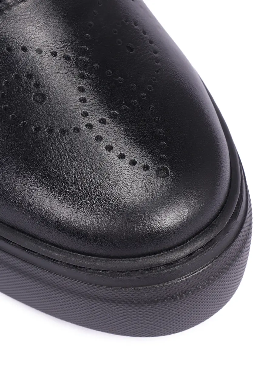 Ботинки кожаные на меху