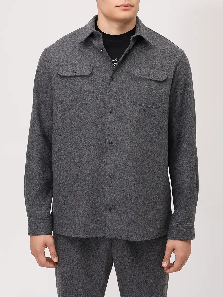 Рубашка Regular Fit шерстяная