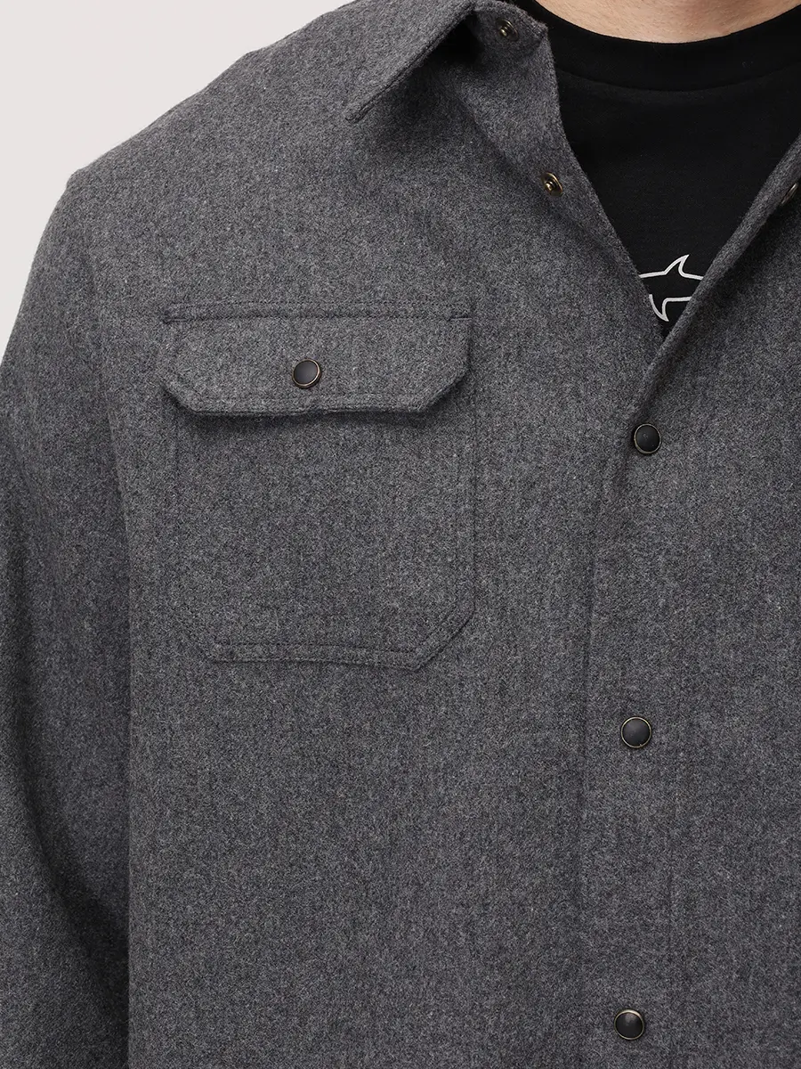 Рубашка Regular Fit шерстяная