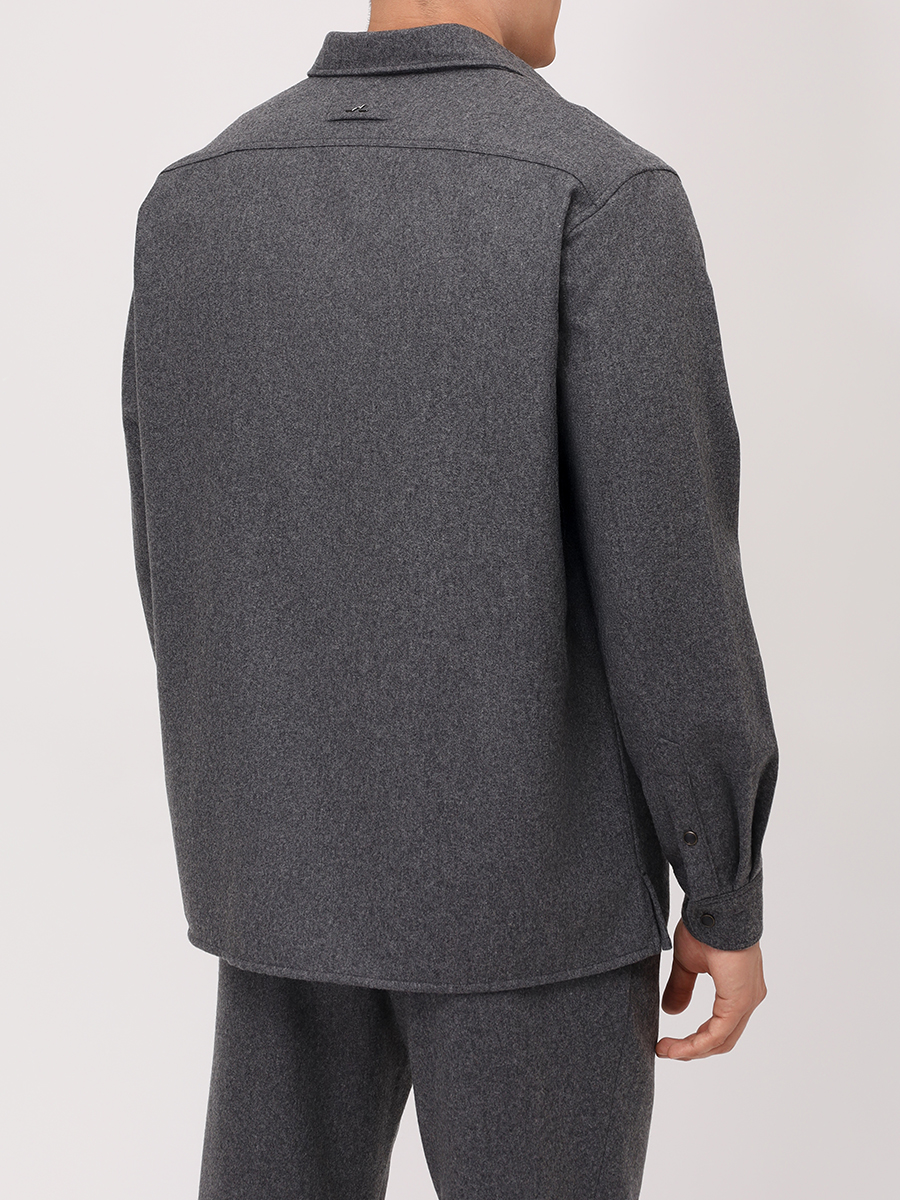 Рубашка Regular Fit шерстяная