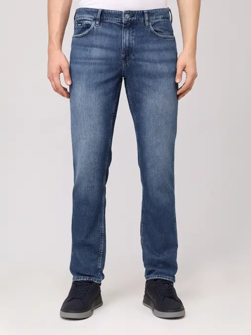 Джинсы Slim Fit хлопковые BOSS