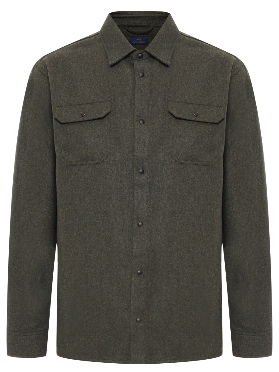 Рубашка Regular Fit шерстяная