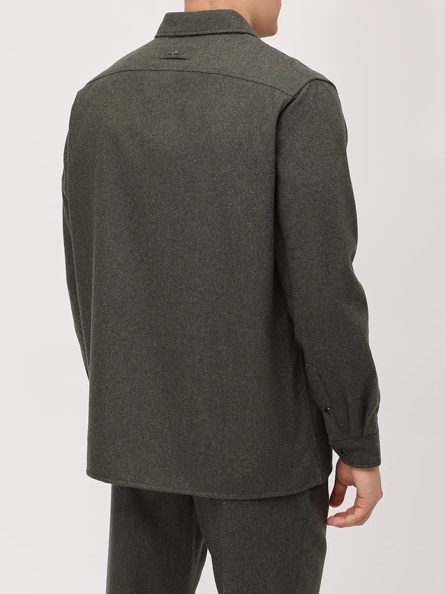Рубашка Regular Fit шерстяная