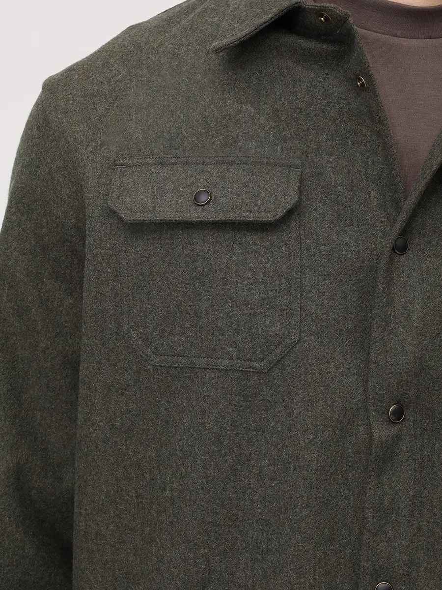 Рубашка Regular Fit шерстяная