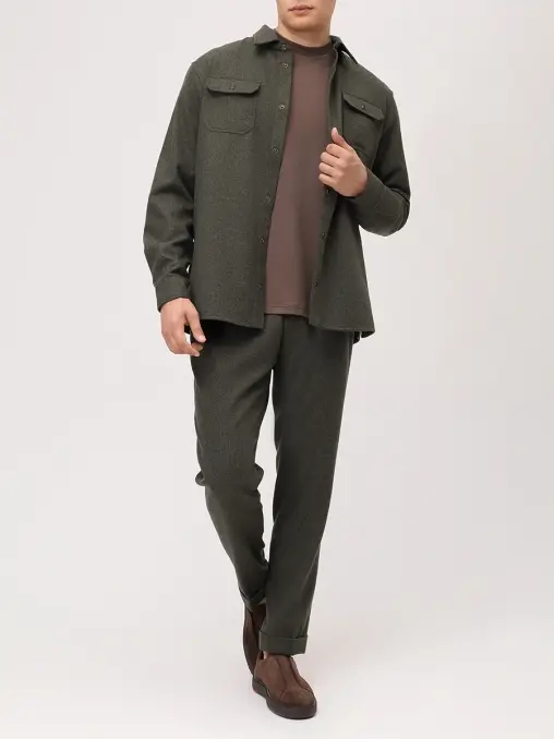 Рубашка Regular Fit шерстяная PAUL & SHARK