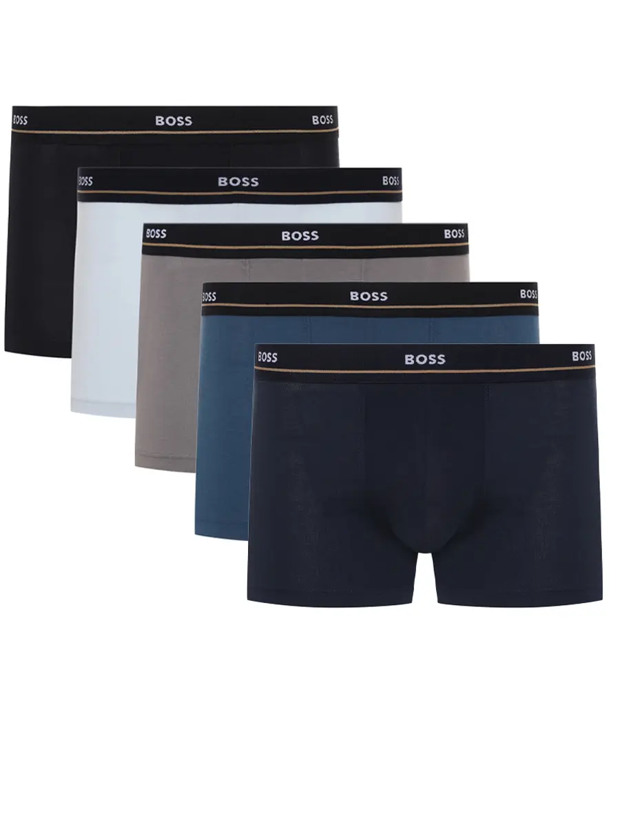 Набор из пяти хлопковых трусов-боксеров