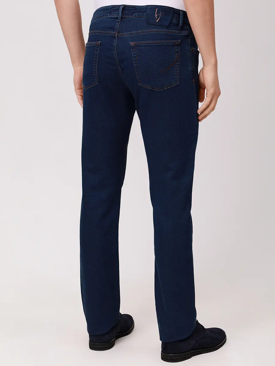 Джинсы из хлопка и шерсти