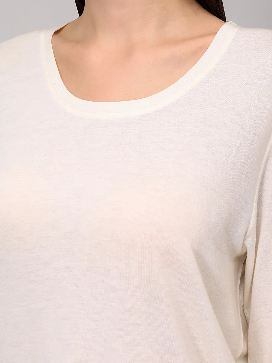 Лонгслив из вискозы и шерсти Ava