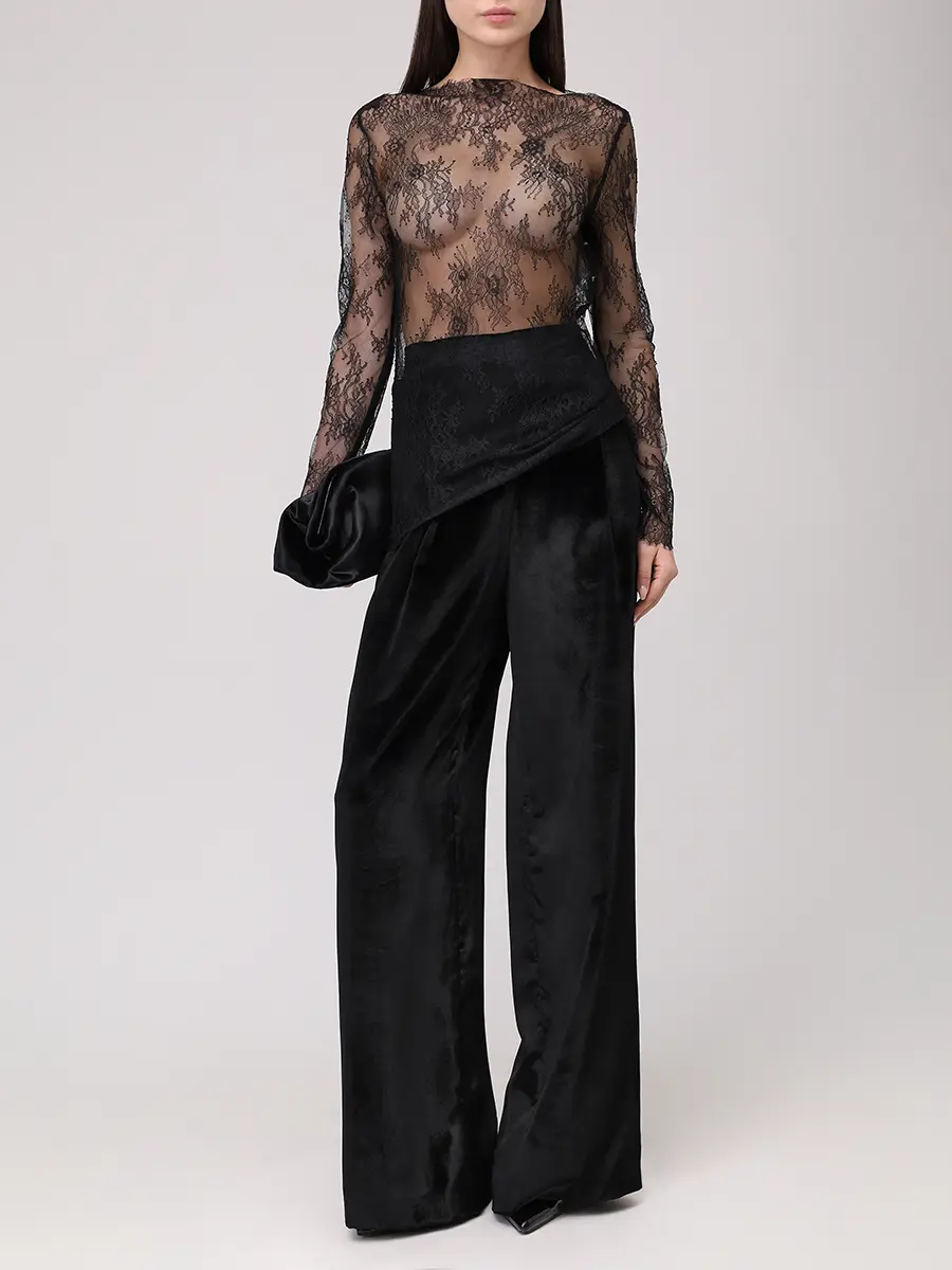 Блуза кружевная