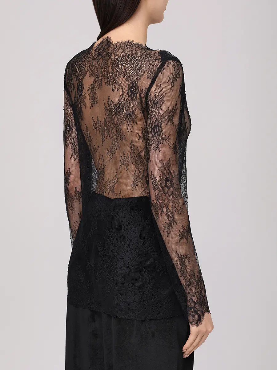 Блуза кружевная
