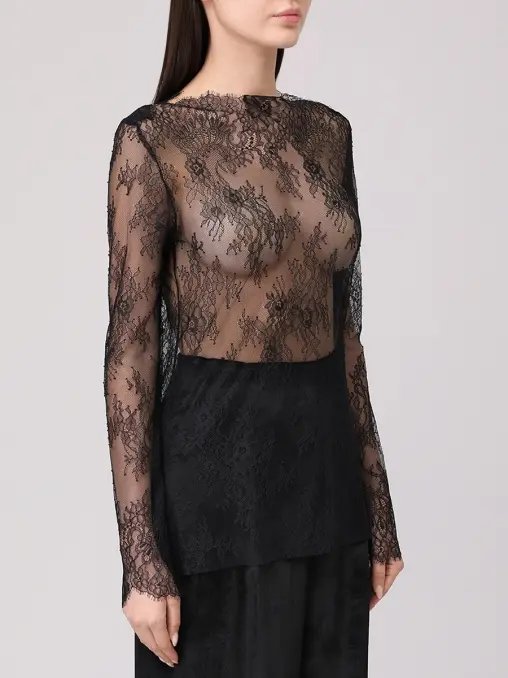 Блуза кружевная ALBERTA FERRETTI