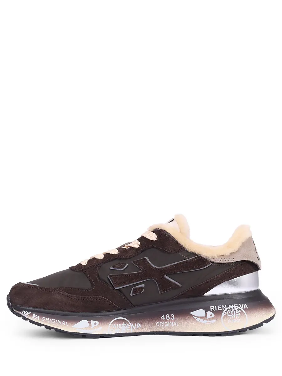 Кроссовки комбинированные на меху Lauryn