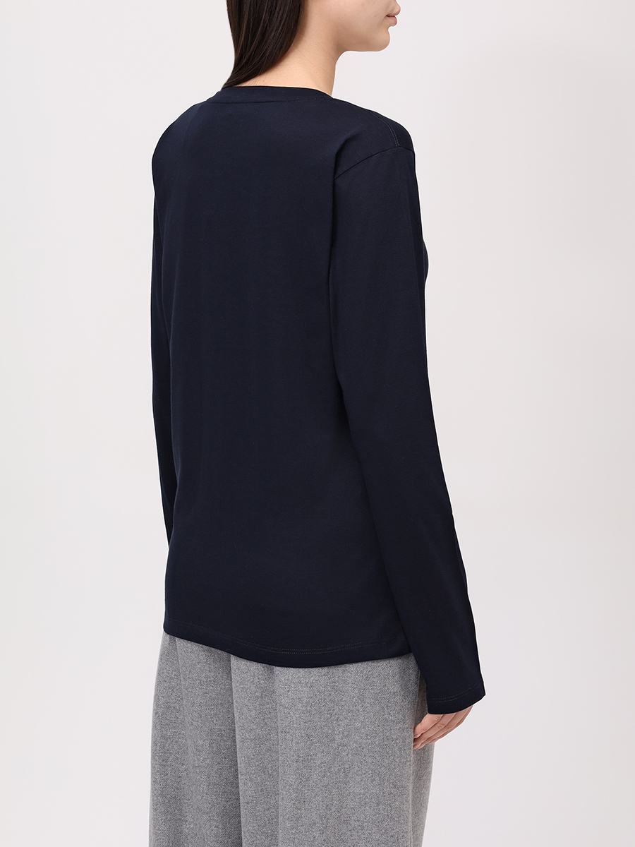 Лонгслив из хлопка и лиоцелла