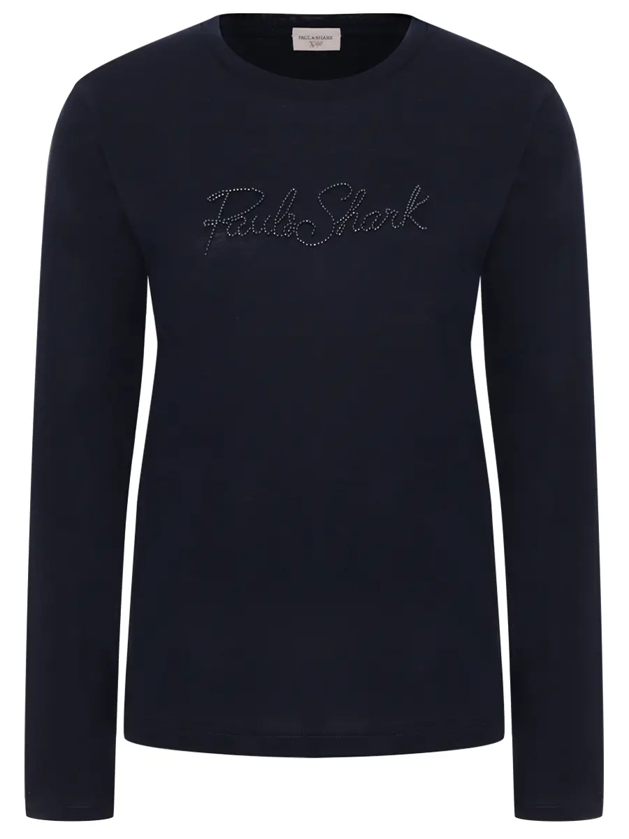 Лонгслив из хлопка и лиоцелла