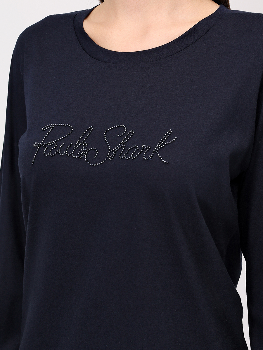 Лонгслив из хлопка и лиоцелла