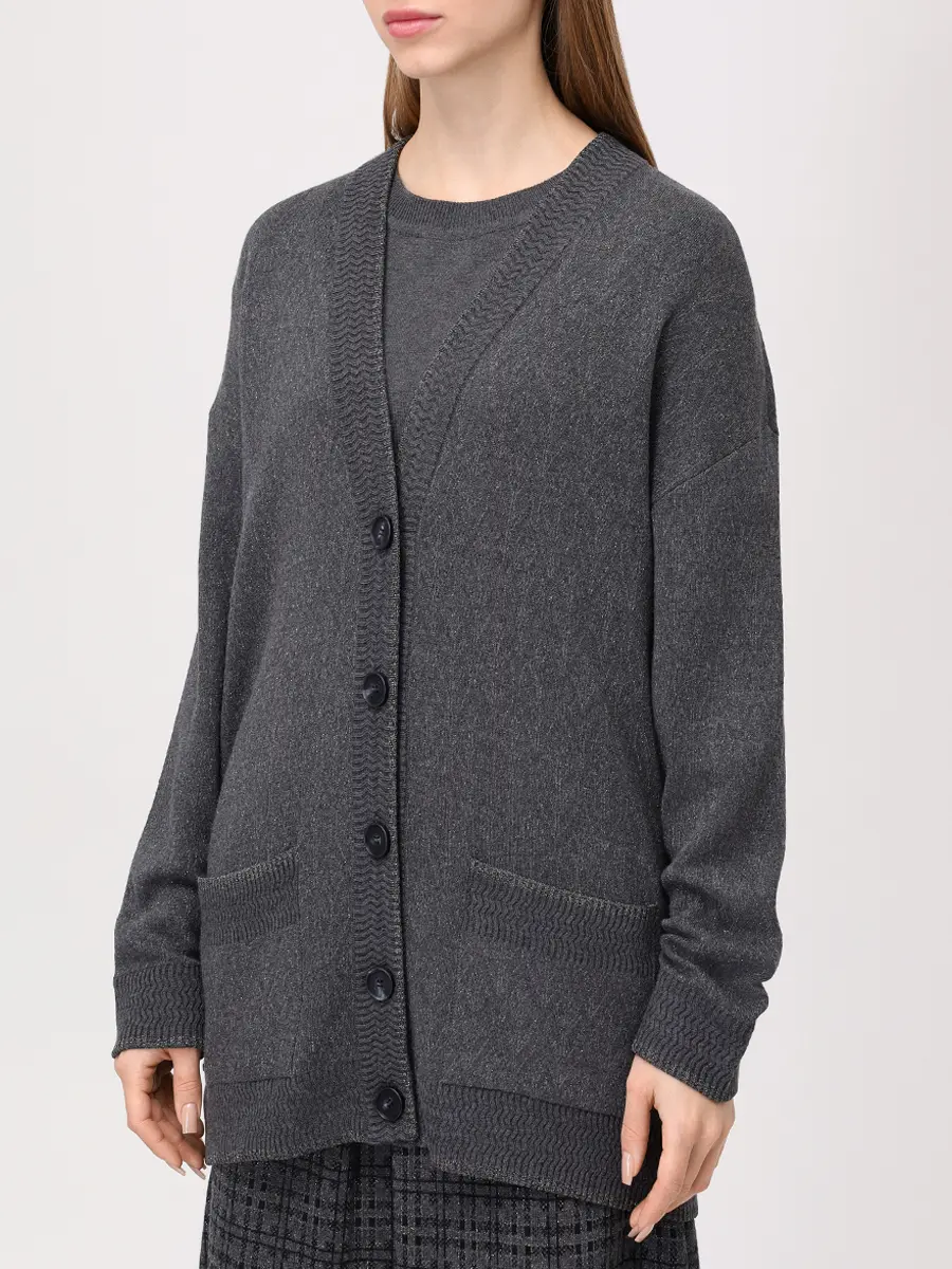 Кардиган из шелка и кашемира