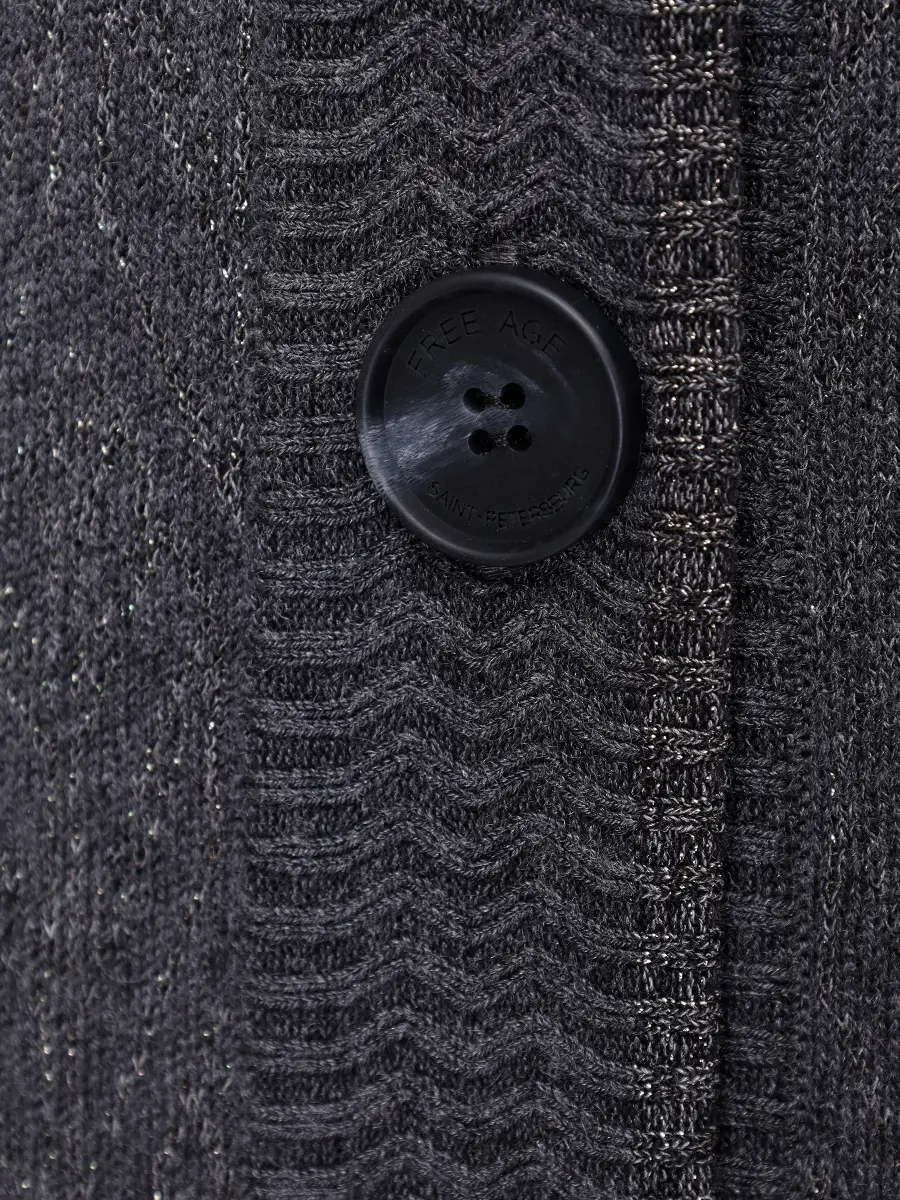 Кардиган из шелка и кашемира