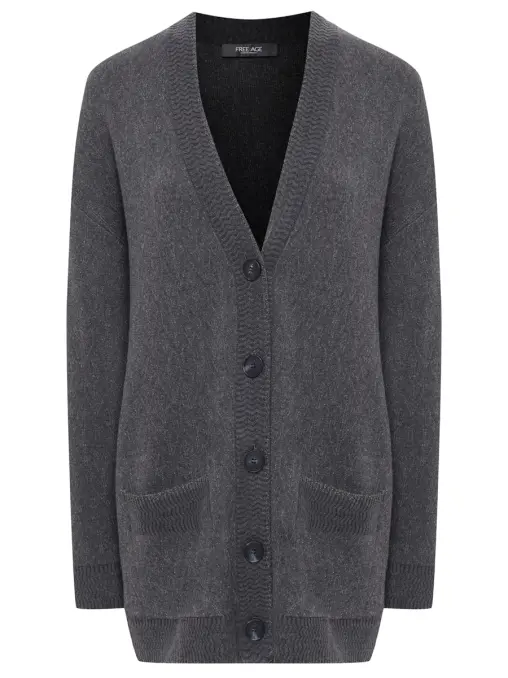 Кардиган из шелка и кашемира FREE AGE