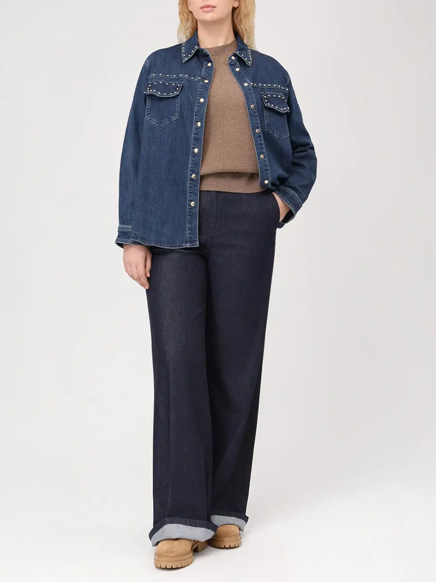 Рубашка джинсовая