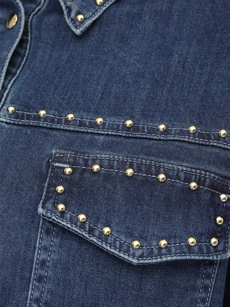 Рубашка джинсовая