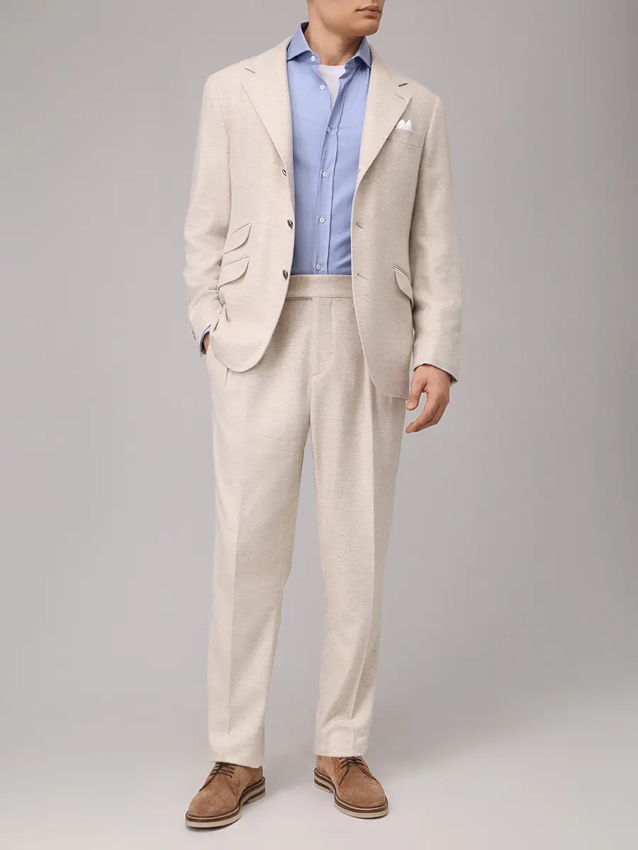 Рубашка Slim Fit шерстяная