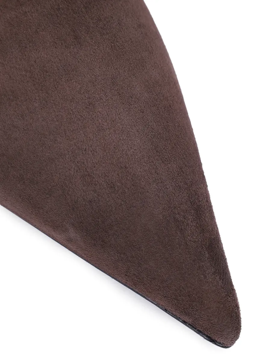 Сапоги замшевые