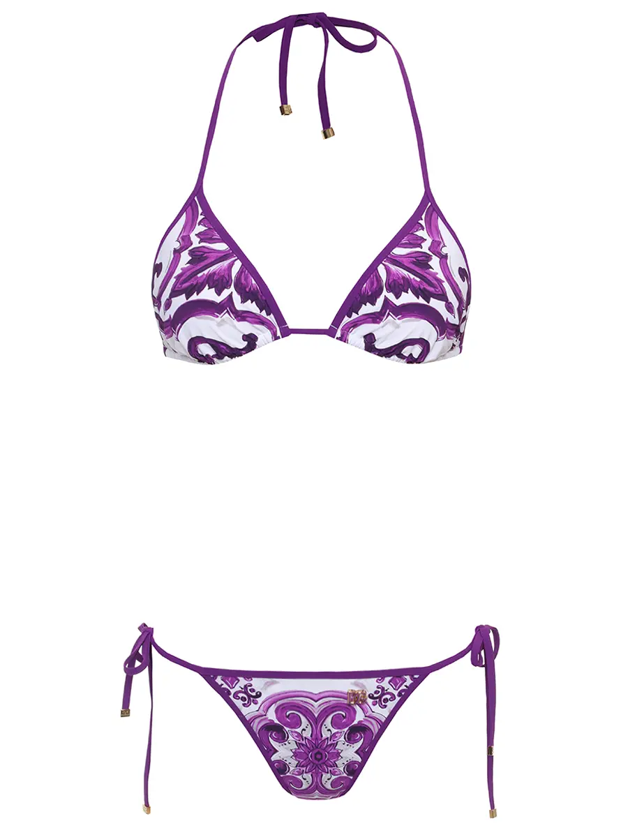 Купальник-бикини с принтом