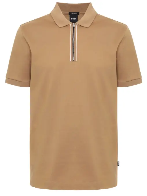 Поло хлопковое BOSS