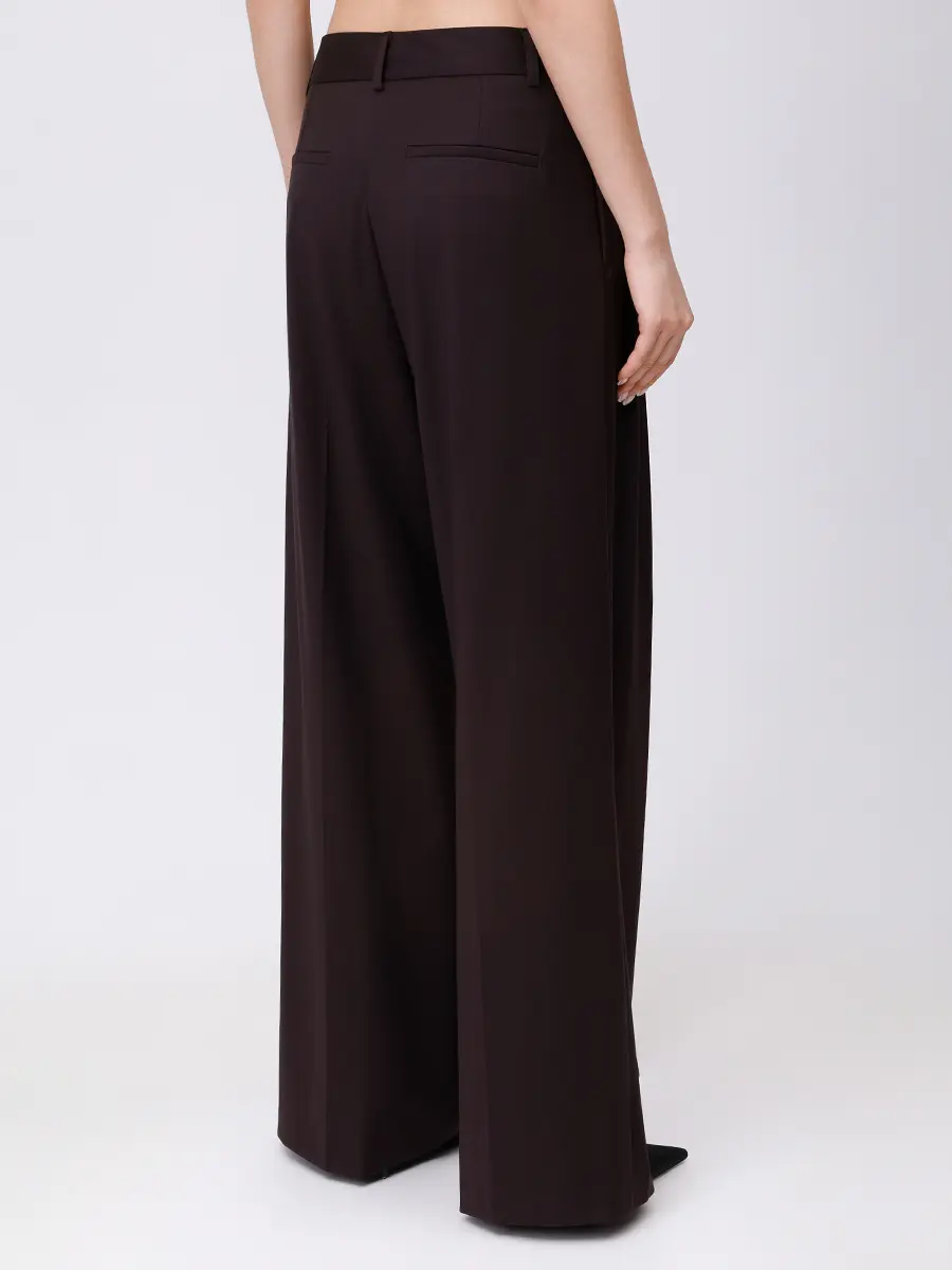 Брюки однотонные