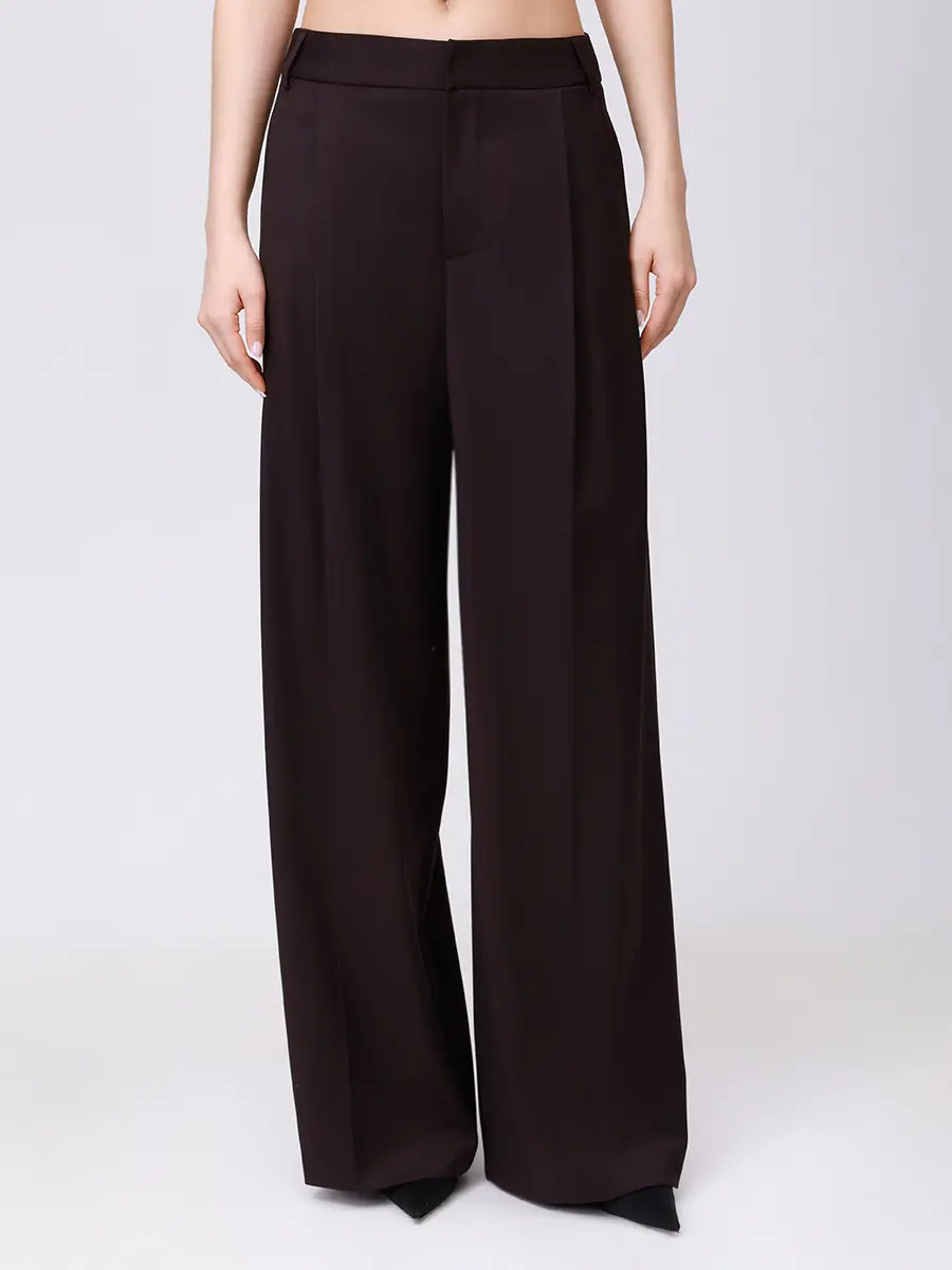 Брюки однотонные