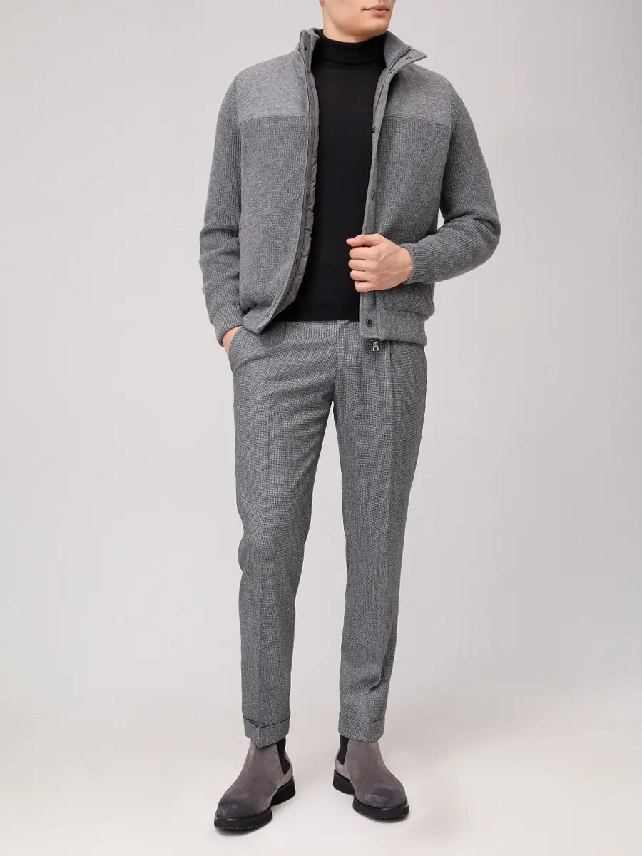 Водолазка из шерсти и шелка