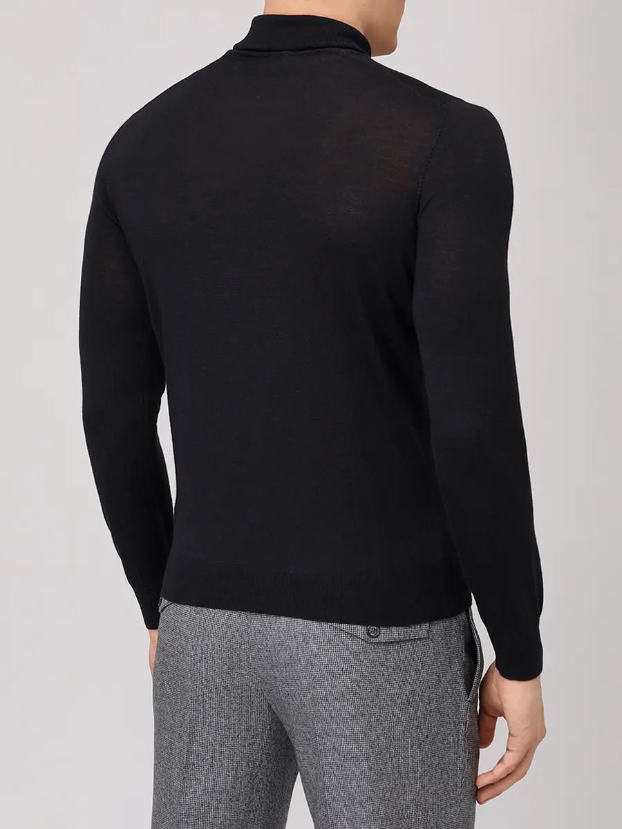 Водолазка из шерсти и шелка