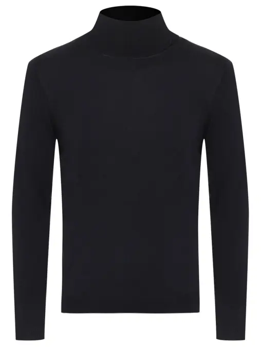 Водолазка из шерсти и шелка BARBA NAPOLI