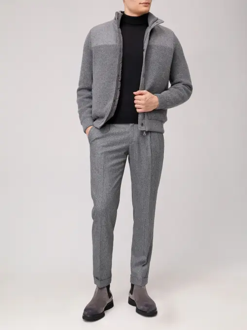 Водолазка из шерсти и шелка BARBA NAPOLI