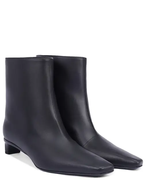 Ботильоны кожаные Celine LOULOU DE SAISON