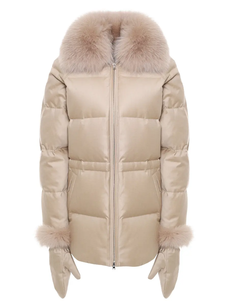 Пуховик стеганый