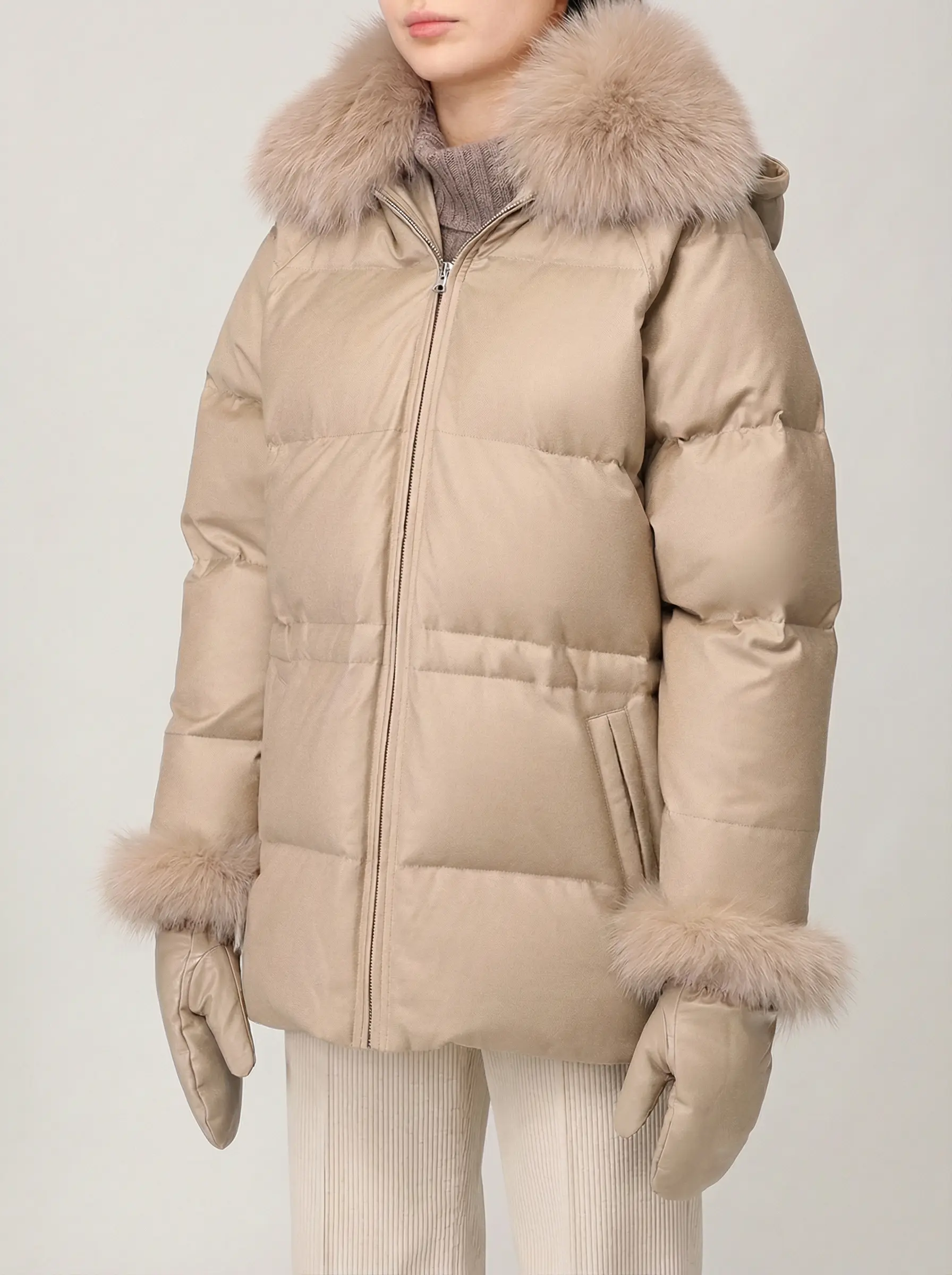 Пуховик стеганый