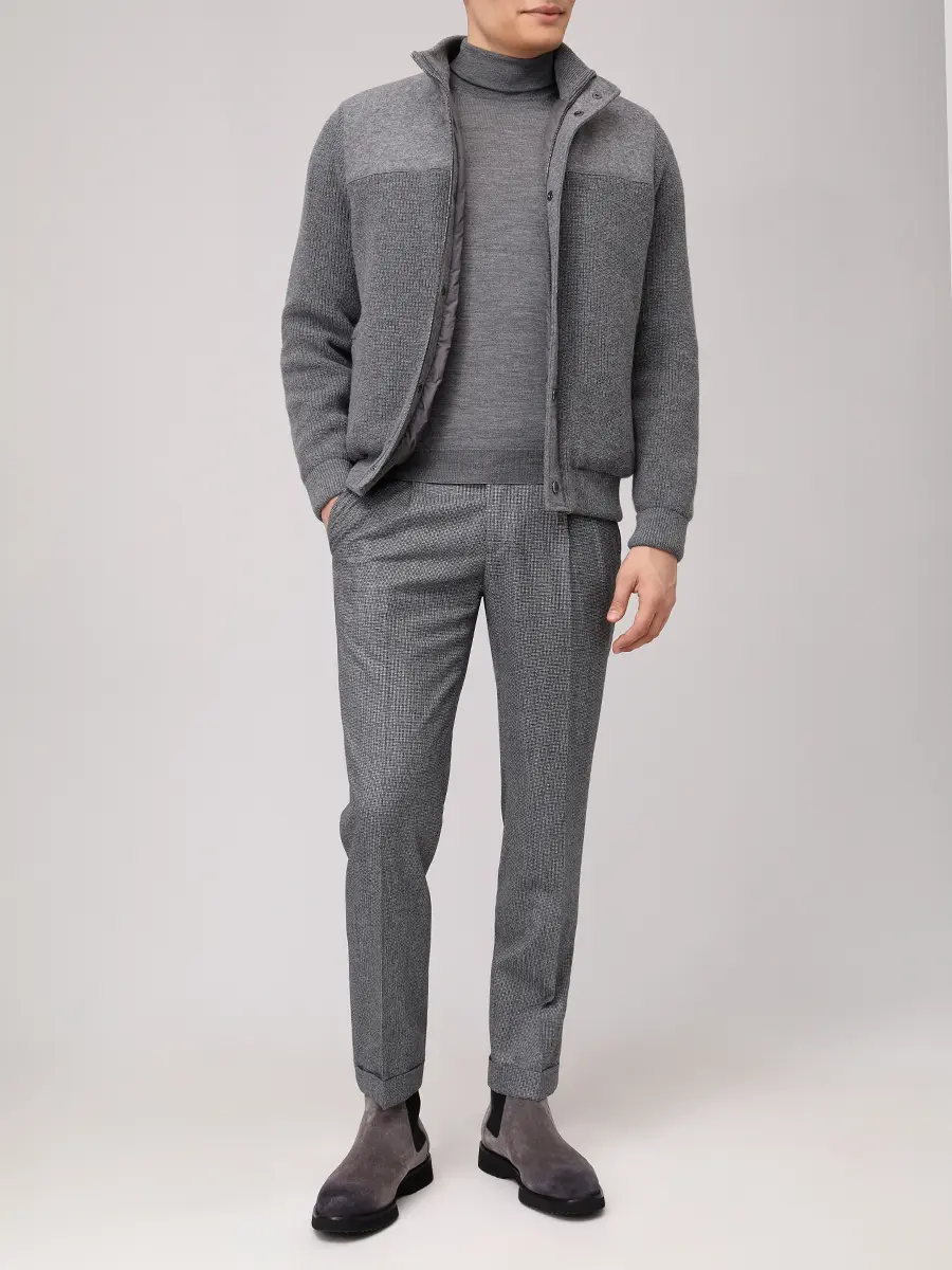 Водолазка из шерсти и шелка