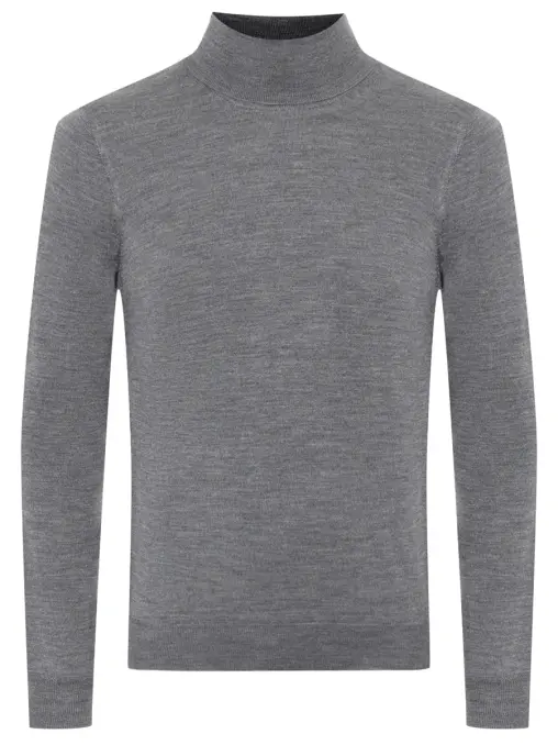 Водолазка из шерсти и шелка BARBA NAPOLI