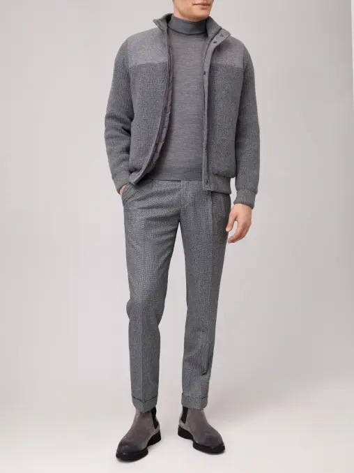 Водолазка из шерсти и шелка BARBA NAPOLI