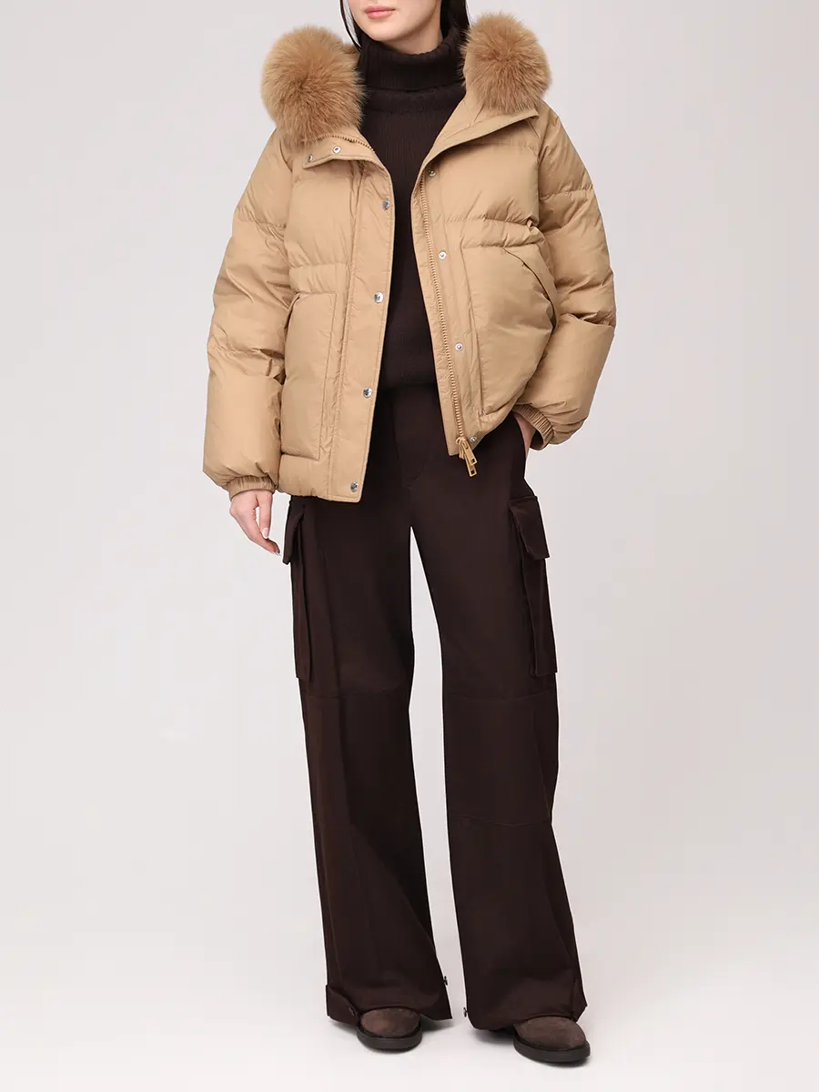 Пуховик стеганый