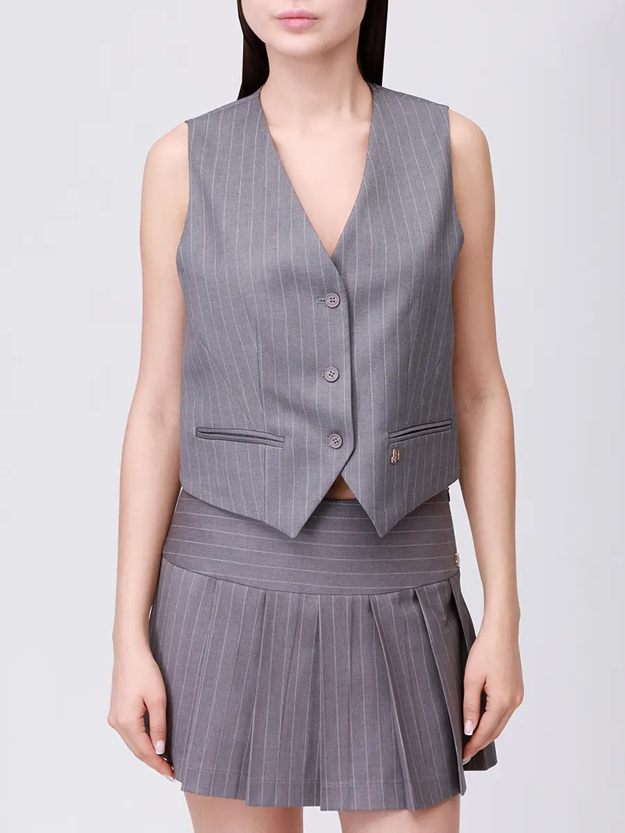 Жилет в полоску