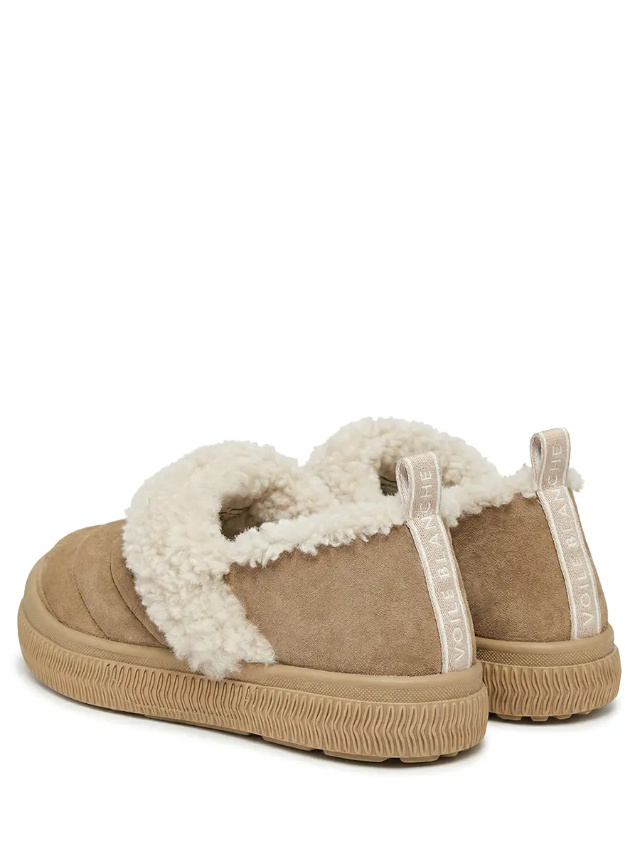 Слипоны замшевые на меху