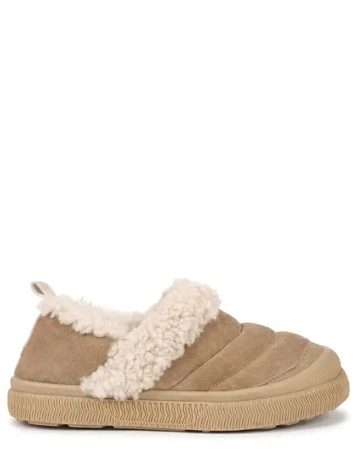 Слипоны замшевые на меху VOILE BLANCHE