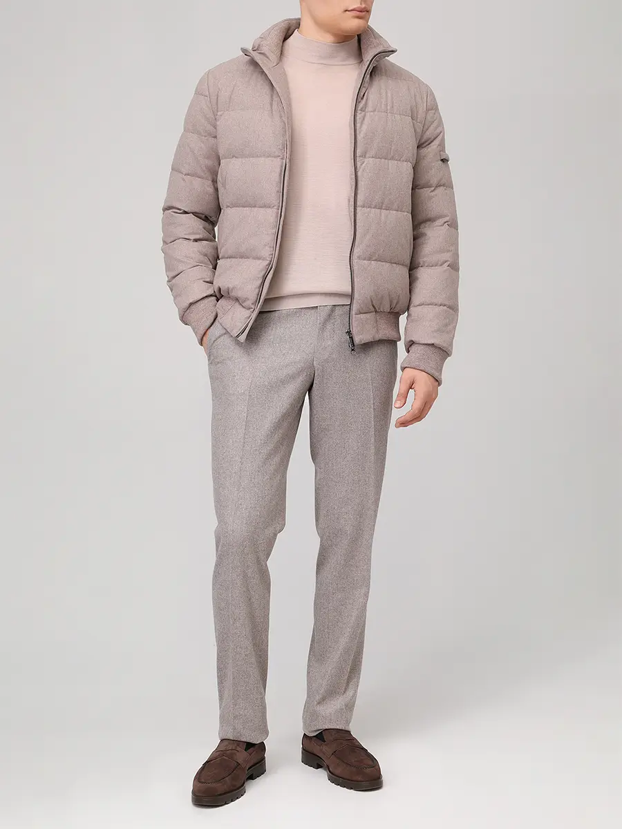 Пуховик стеганый