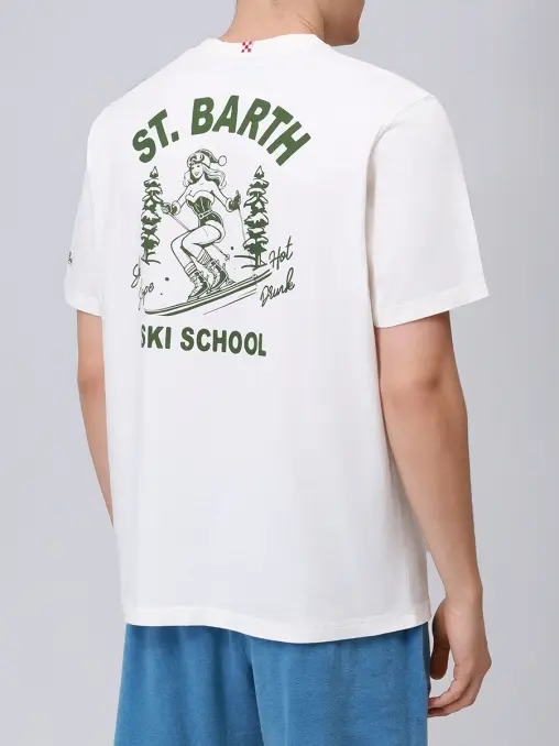 Футболка хлопковая MC2 SAINT BARTH