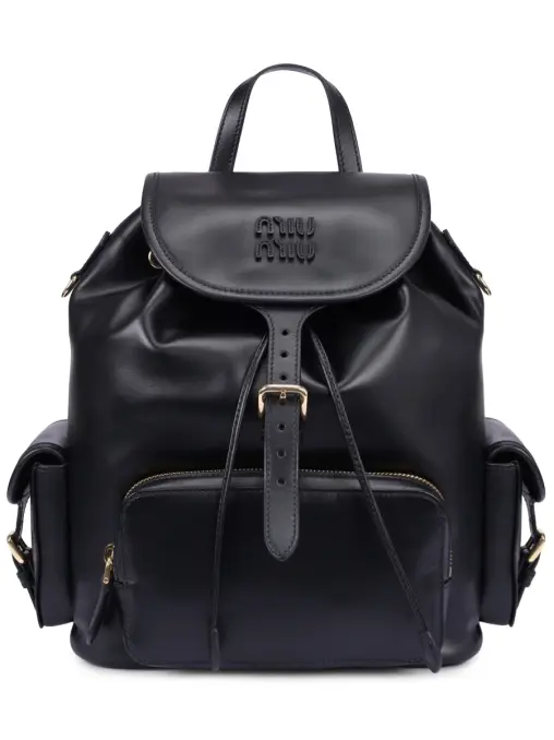 Рюкзак кожаный MIU MIU