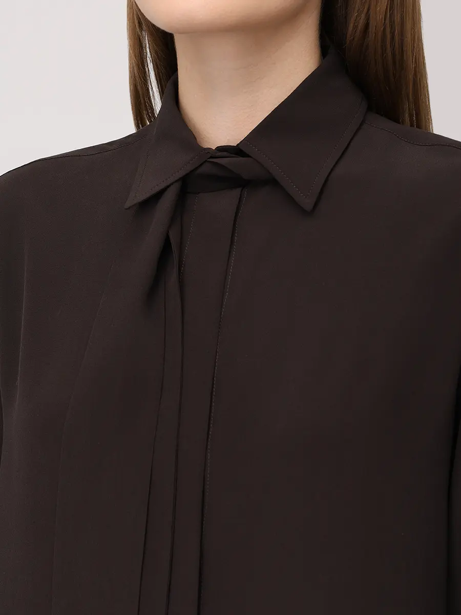 Блуза шелковая