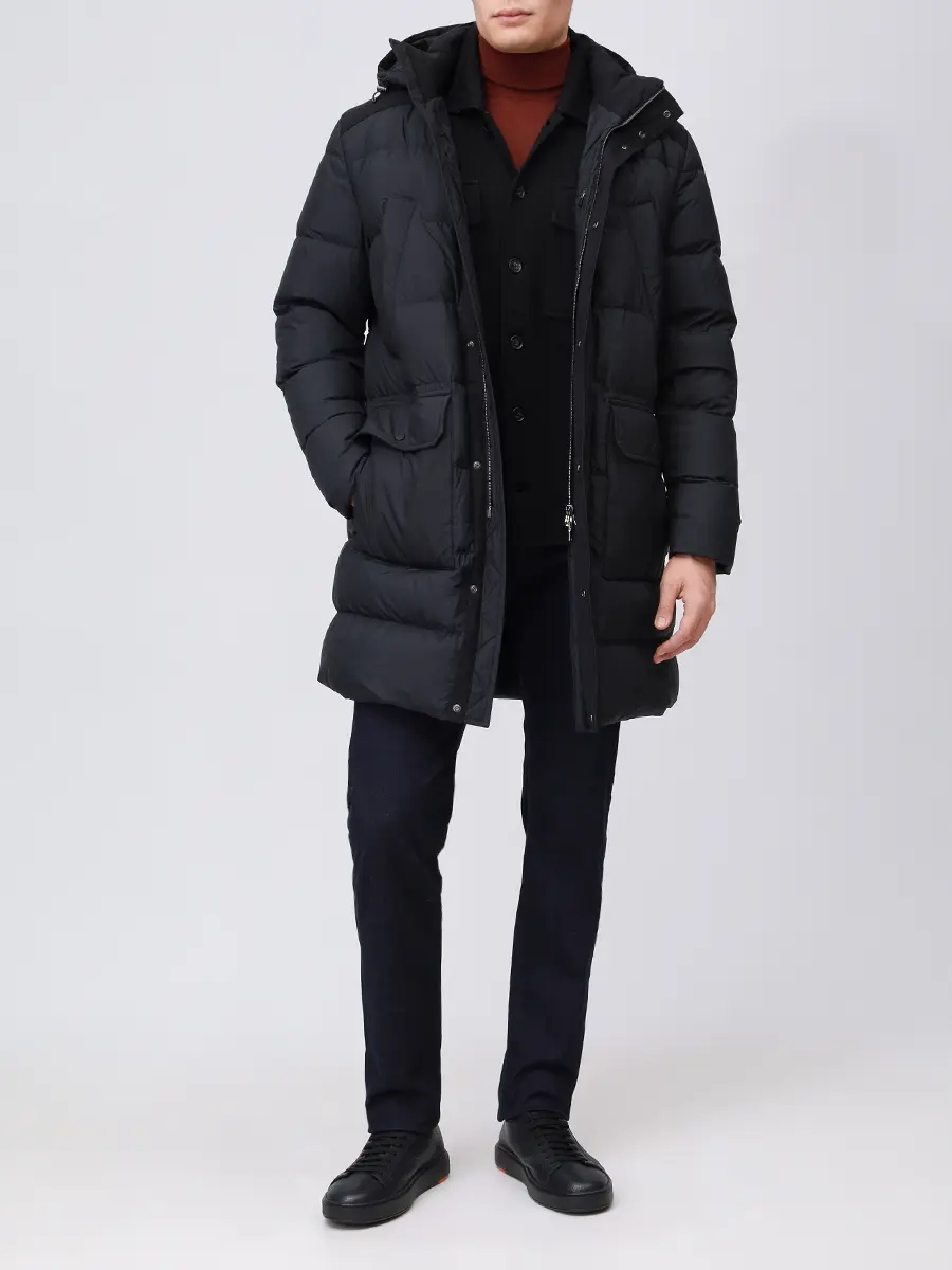 Пуховик стеганый